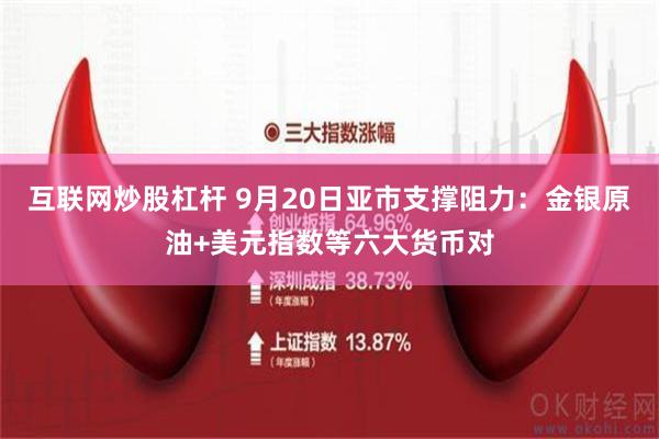 互联网炒股杠杆 9月20日亚市支撑阻力：金银原油+美元指数等六大货币对